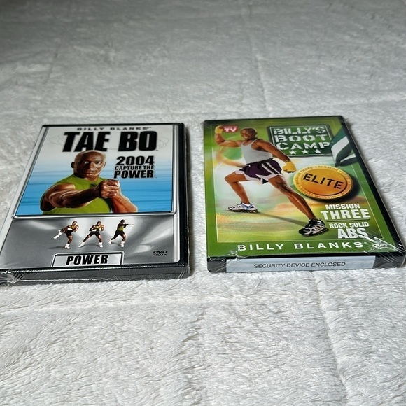 Billy Blanks DVD Combo Pack Tae Bo 2004 Capture the Power Mission 3 Abs NEW - Picture 2 of 11